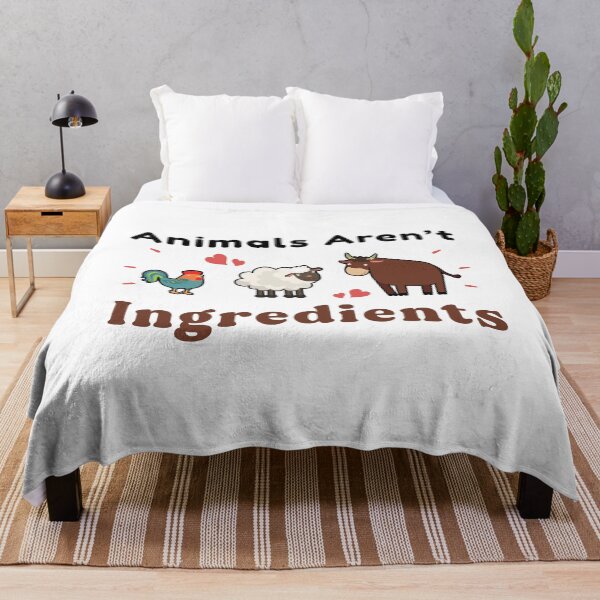 Item preview, Animals Are Not Ingredients Cute Animals Vegan Vegeterians Gift designed and sold by Scratches Tees.