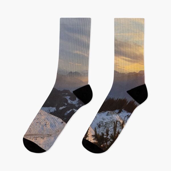 Item preview, Sunset in the mountains designed and sold by TravelTemple.