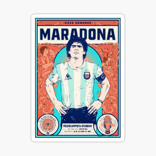 maradona Pegatina