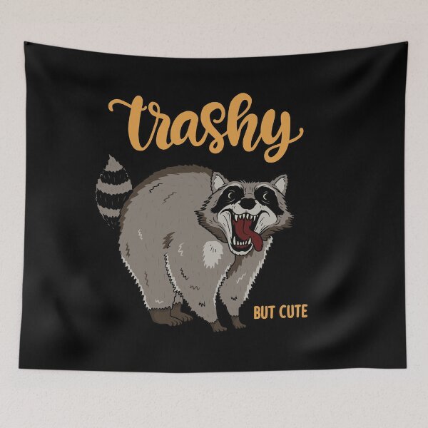 Item preview, Raccoon - Trashy but cute designed and sold by ValentinaHramov.