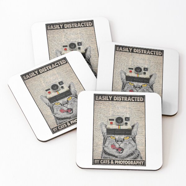 Item preview, Photographer And Cats Easily distracted by cats and photography designed and sold by SeanRichar.