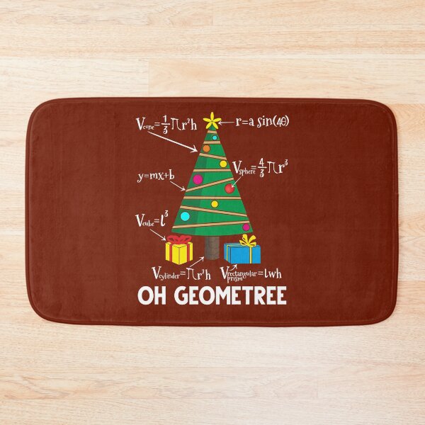 Item preview, Christmas Geometry Oh Geometree Funny Math Teacher Gift  designed and sold by alenaz.