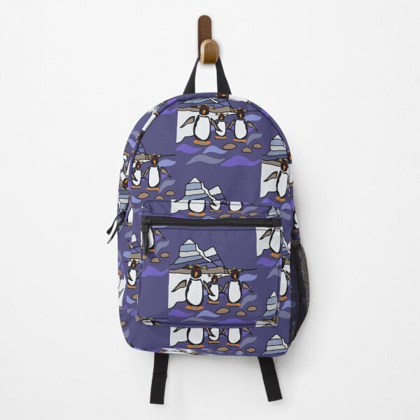 Item preview, Funny Rockhopper Penguins on Rocks Nature Abstract designed and sold by Nature's Fancy.