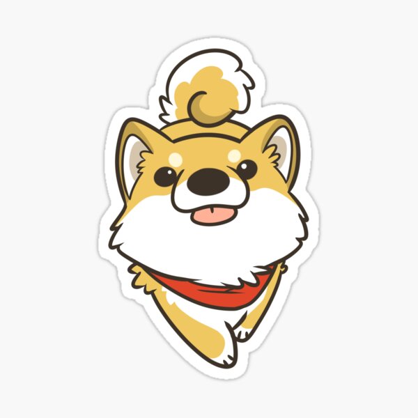 Japanese Dog Stickers Redbubble - frost dragon roblox adopt me pets zeichnen