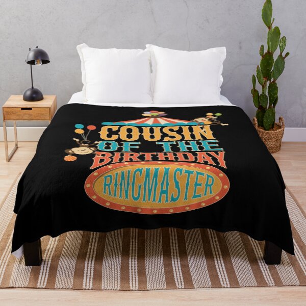 Item preview, Cousin Of The Birthday Ringmaster Kids Circus Party B-day graphic designed and sold by Grabitees.