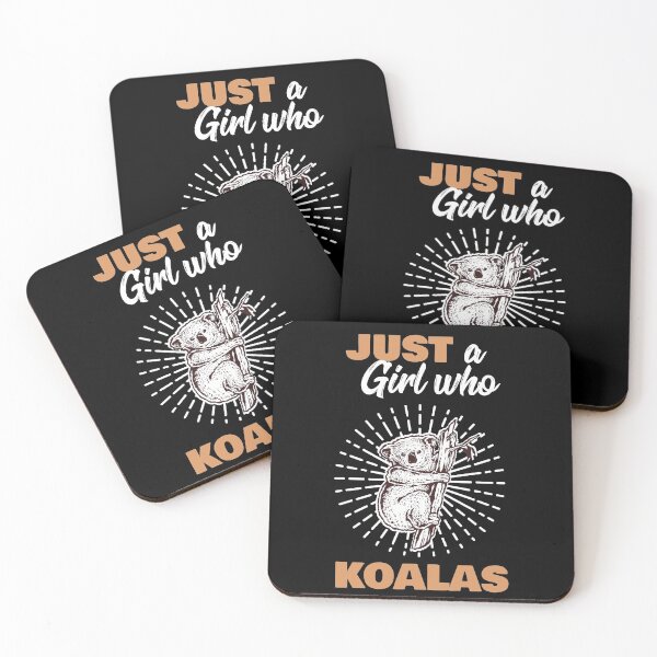 Item preview, Just A Girl Who Loves Koalas Funny Koala Lover Gift designed and sold by saadtraibiz.