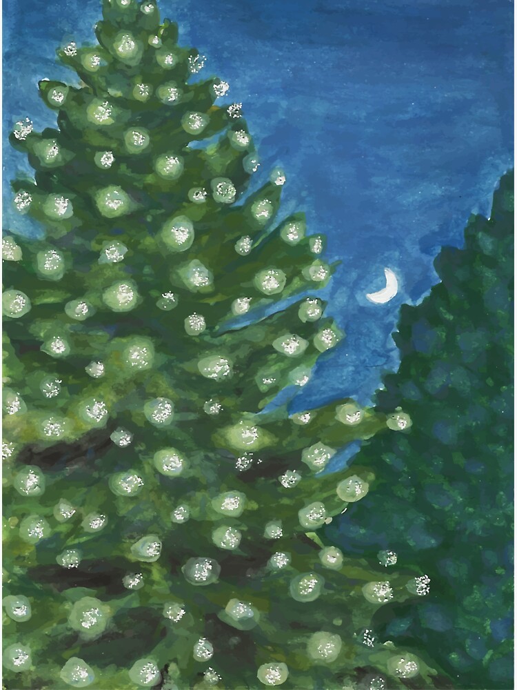 "Vail Christmas Tree" Sticker for Sale by JulesGoyco Redbubble