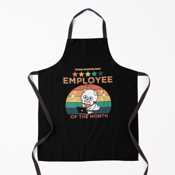 Artikelvorschau, Arbeit von zu Hause aus Angestellter des Monats Netter Hund Cooler Hund, der hart arbeitet Retro Vintage Quarantäne Lustiges Geschenk für Mama Papa Mann Frau Schwester Bruder. entworfen und verkauft von Van-Tees.