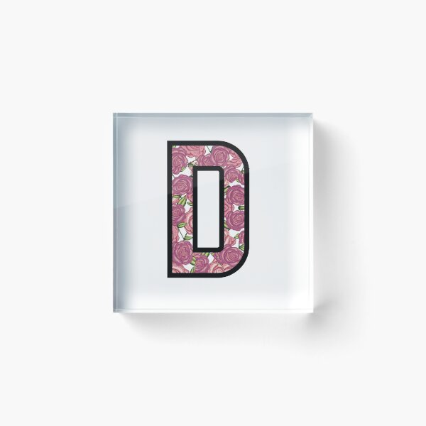 Item preview, Pretty Vintage Rose Letters - The letter D designed and sold by Pandoras-Boxx.