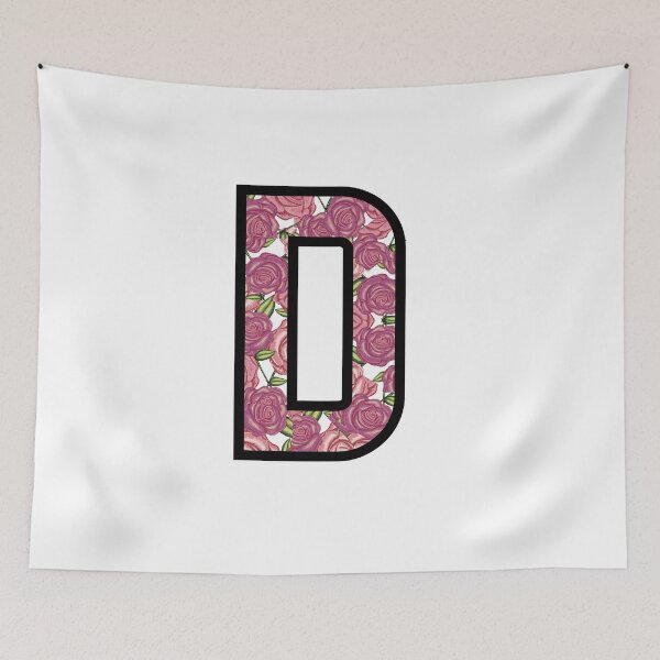 Item preview, Pretty Vintage Rose Letters - The letter D designed and sold by Pandoras-Boxx.