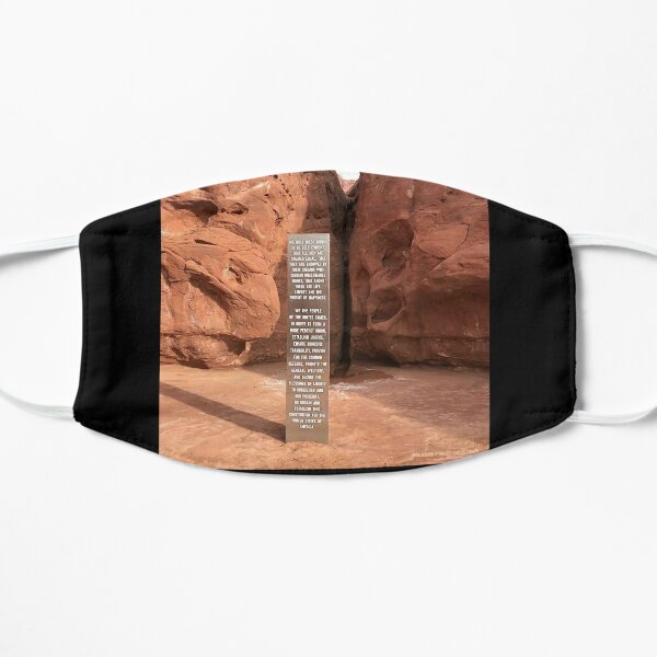 Utah Monolith Flat Mask