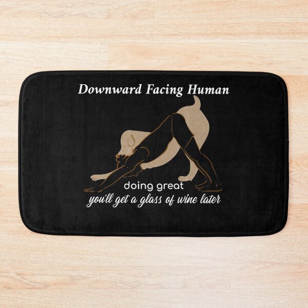 Item preview, Downward Facing Human Yoga designed and sold by DeeSignTShirts.