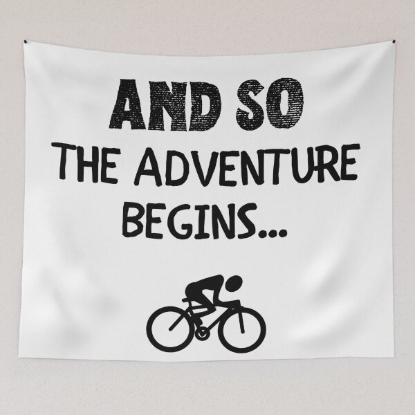 Item preview, Cycling: And so the adventure begins designed and sold by TheGreenGoat.