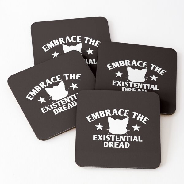 Item preview, embrace the existential dread-fanny cat designed and sold by medbouk1.