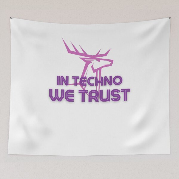 Item preview, In techno we Trust Purple Animal designed and sold by kyds.