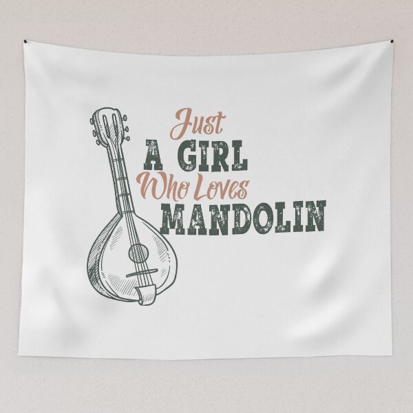 Item preview, Just A Girl Who Loves Mandolin Funny Mandolin Lover Gift designed and sold by saadtraibiz.