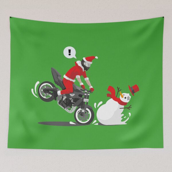 Item preview, Christmas motorcycle stop designed and sold by blickwandler.