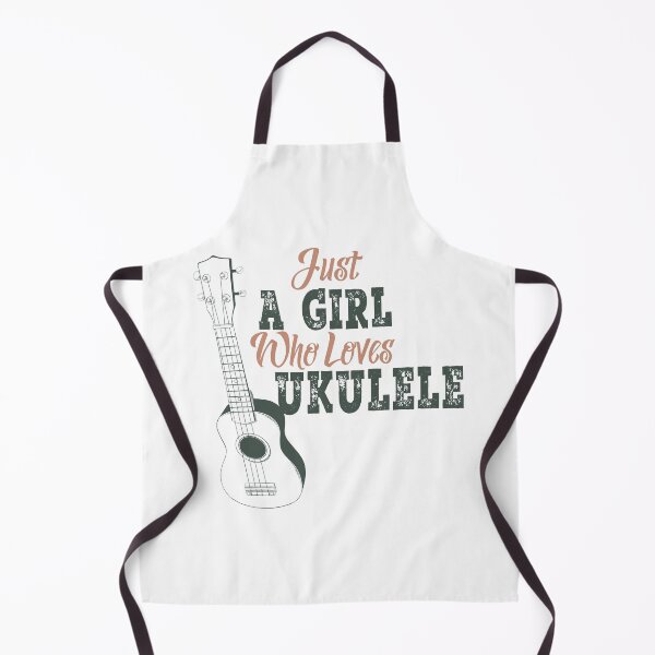 Item preview, Just A Girl Who Loves Ukulele Funny Ukulele Lover Gift designed and sold by saadtraibiz.