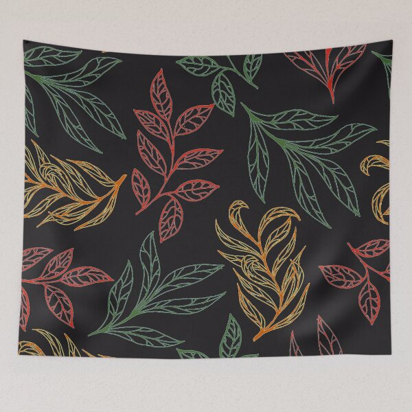 Item preview, Winter Leaf Lines Pattern designed and sold by Luvjesus2.