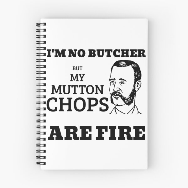 Item preview, Mutton Chops Are Fire designed and sold by Beard-Tees.