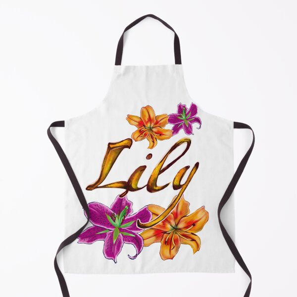 Item preview, Top 10 best personalised gifts 2022 - Lily personalised,personalized name with painted lilies designed and sold by Artonmytee.