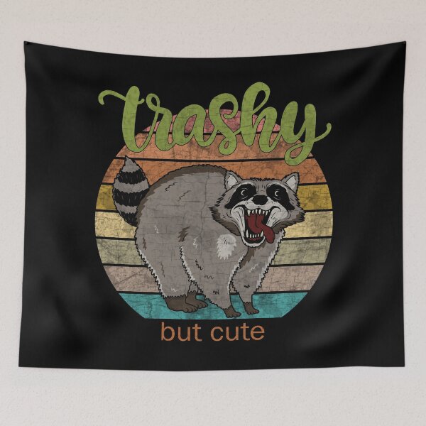 Item preview, Raccoon - Trashy but cute designed and sold by ValentinaHramov.