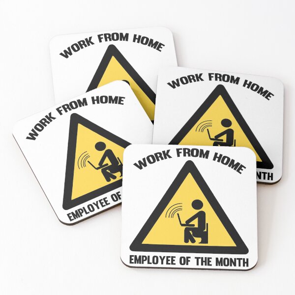 Item preview, Work From Home Employee Of The Month designed and sold by untagged-shop.