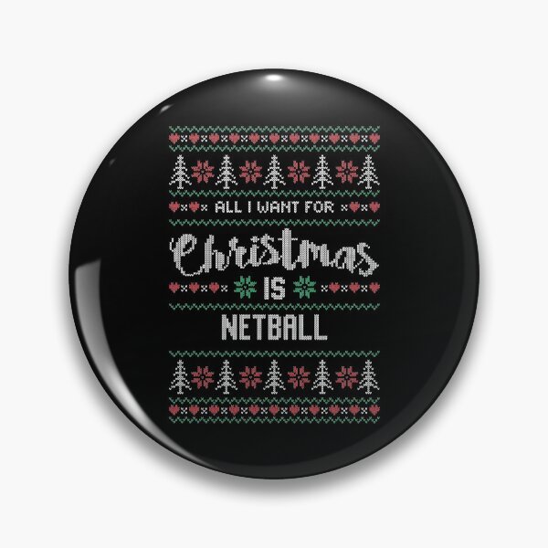 Item preview, All I Want For Christmas Is Netball designed and sold by teesaurus.
