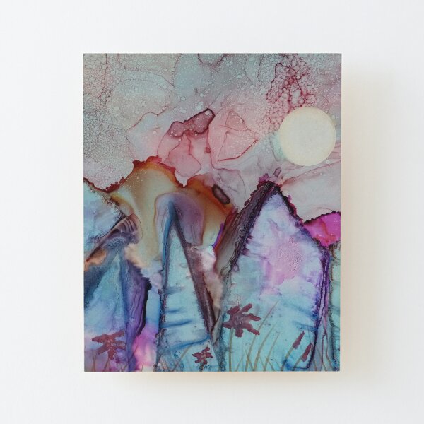 Spacescape- 2 Wood Mounted Print