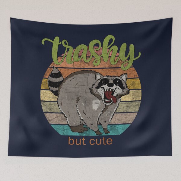 Item preview, Raccoon - Trashy but cute designed and sold by ValentinaHramov.