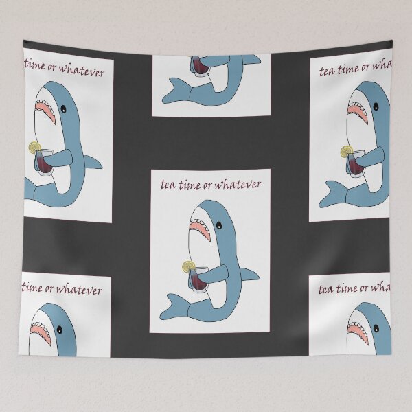 Item preview, Ikea Hai Blahaj, tea designed and sold by BreadCrumbBird.