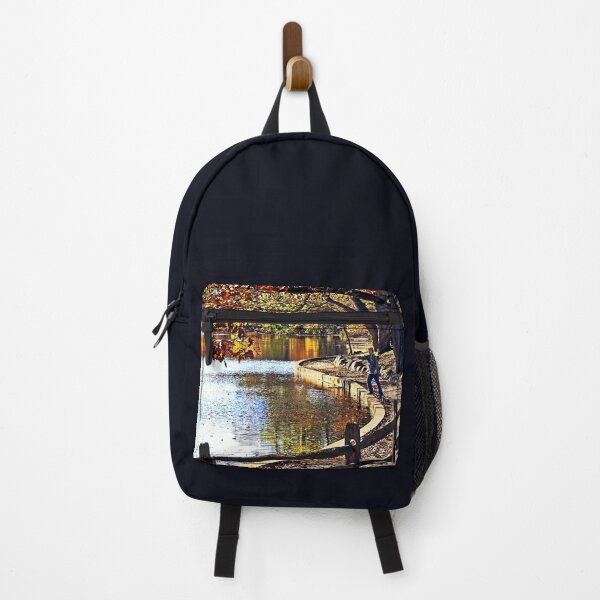 Item preview, Mountainside NJ - Fishing in Echo Lake Park designed and sold by Susan Savad.