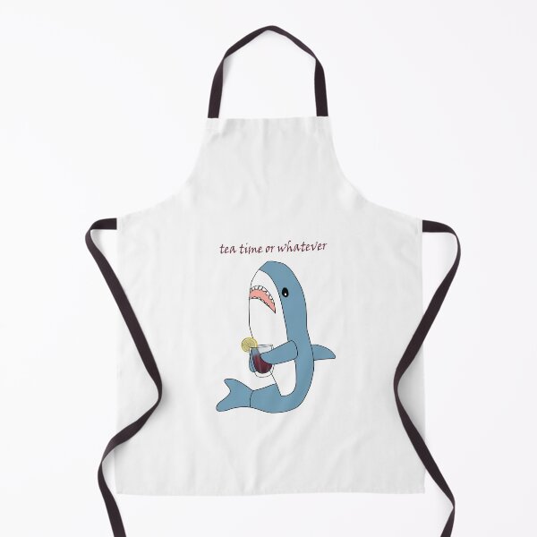 Item preview, Ikea Hai Blahaj, tea time designed and sold by BreadCrumbBird.