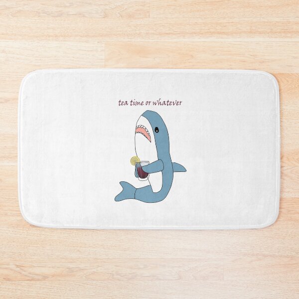 Item preview, Ikea Hai Blahaj, tea time designed and sold by BreadCrumbBird.