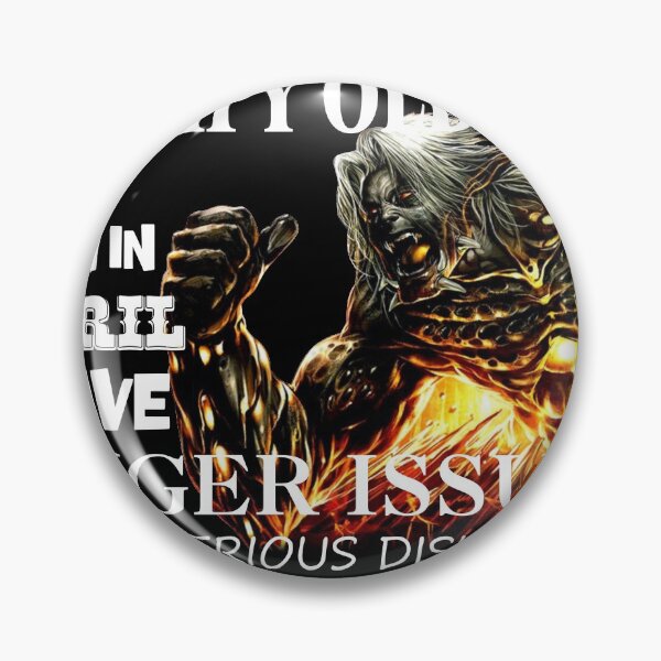 Item preview, Demon Warrior Walk away I Am Grumpy Old Man Born in April designed and sold by Olivia-Evans.