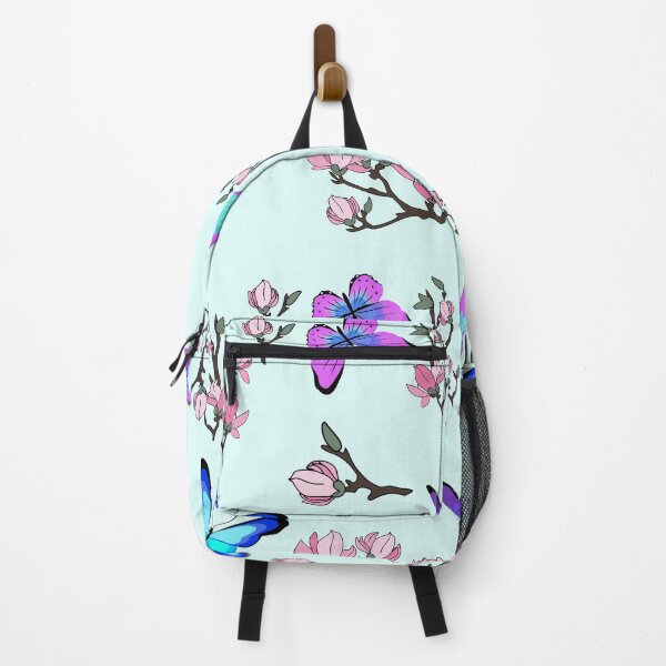 Item preview, Magnolia flowers and butterflies designed and sold by orangerinka.