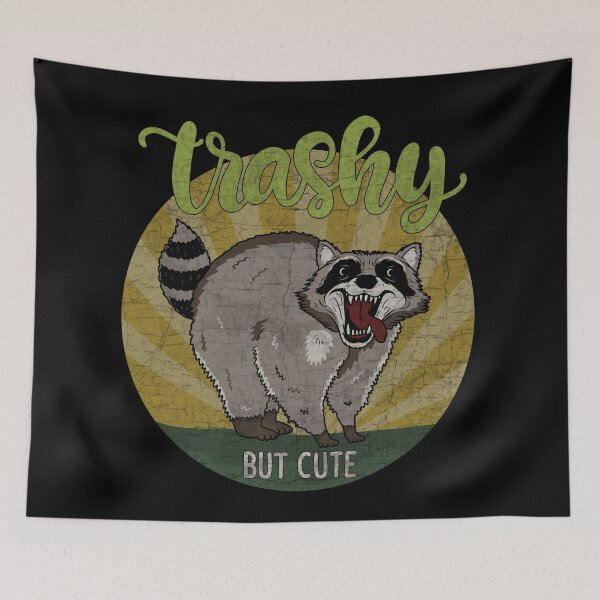 Item preview, Raccoon - Trashy but cute designed and sold by ValentinaHramov.