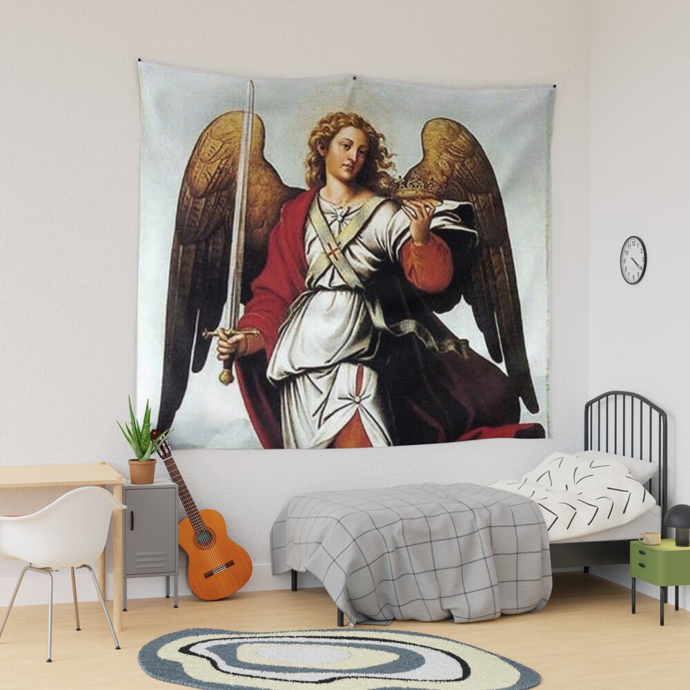 Saint Michael LG Size Tapestry Saint Michael LG Size Tapestry