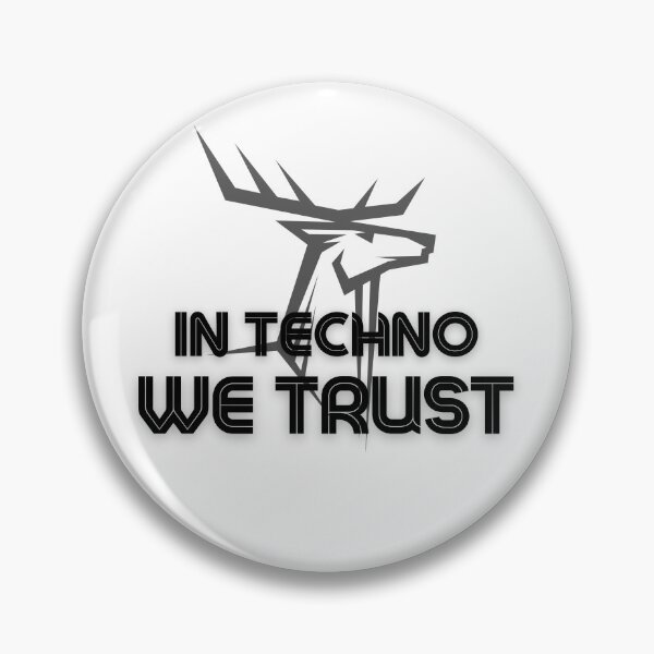 Item preview,  In techno we Trust Black Animal designed and sold by kyds.