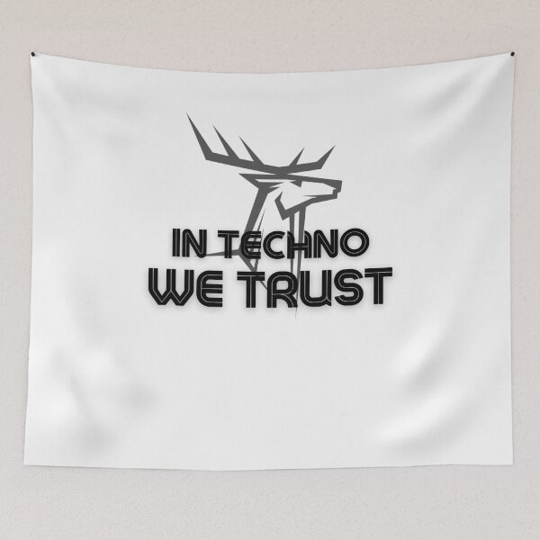 Item preview,  In techno we Trust Black Animal designed and sold by kyds.