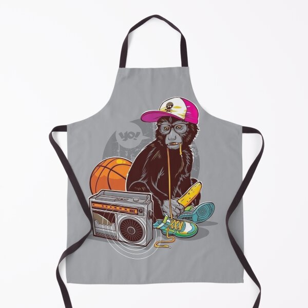 Item preview, rap lover little monkey drawing designed and sold by 42youbest.