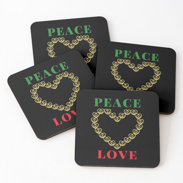 Item preview,  peace and love designed and sold by JokesAndFun.