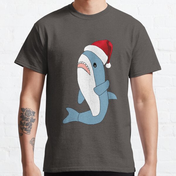 Item preview, Ikea Hai Blahaj, Santa hat designed and sold by BreadCrumbBird.