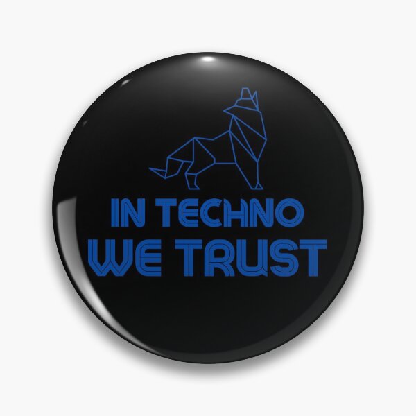 Item preview, In techno we Trust Animal Blue 2 designed and sold by kyds.