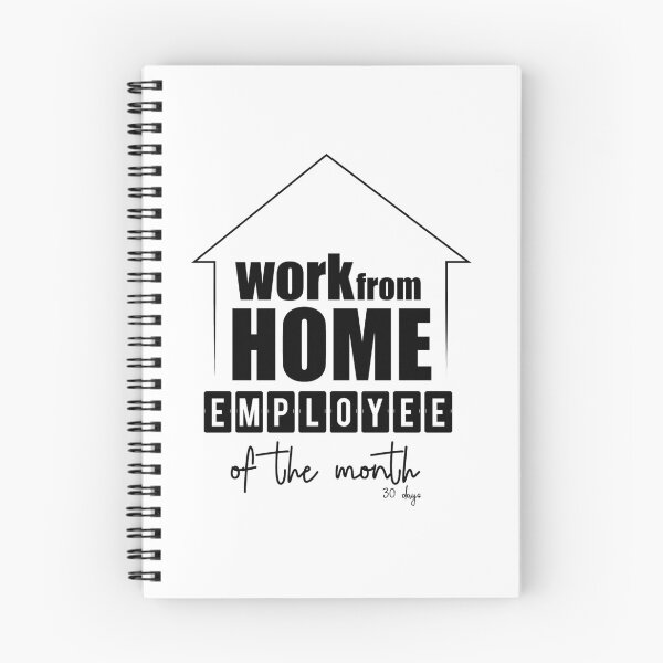 Item preview, Work From Home Employee Of The Month designed and sold by MedBoularouah.