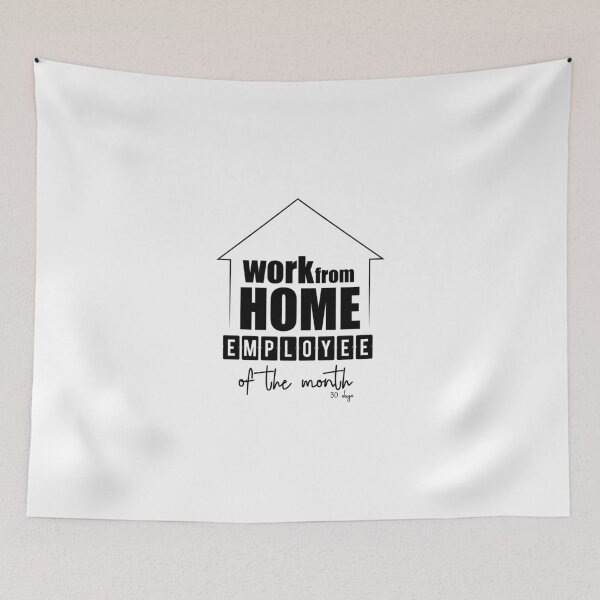 Item preview, Work From Home Employee Of The Month designed and sold by MedBoularouah.