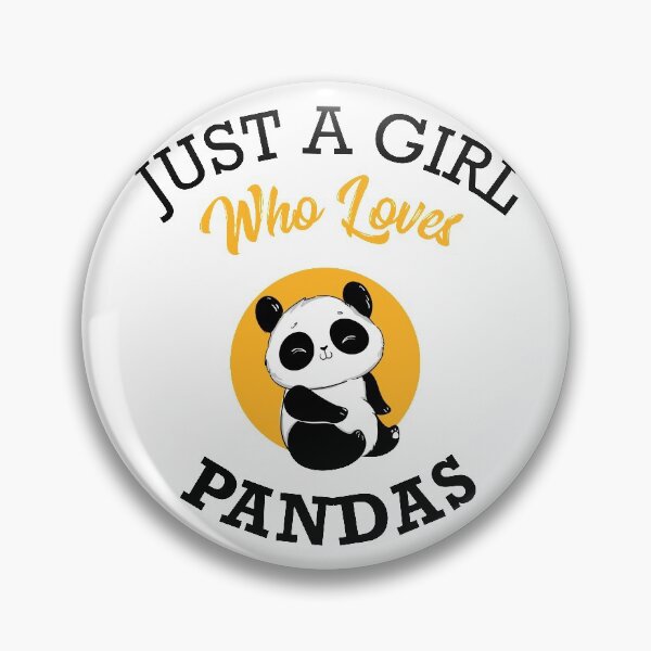 Item preview, Just A Girl Who Loves Pandas Funny Panda Lover Gift designed and sold by saadtraibiz.