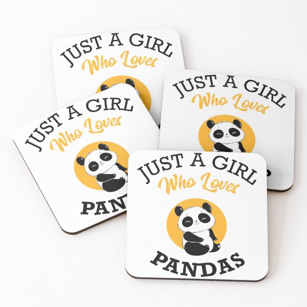 Item preview, Just A Girl Who Loves Pandas Funny Panda Lover Gift designed and sold by saadtraibiz.