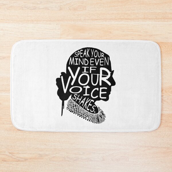 Item preview, Speak Your Mind Even If Your Voice Shakes RBG  designed and sold by maploondesigns.