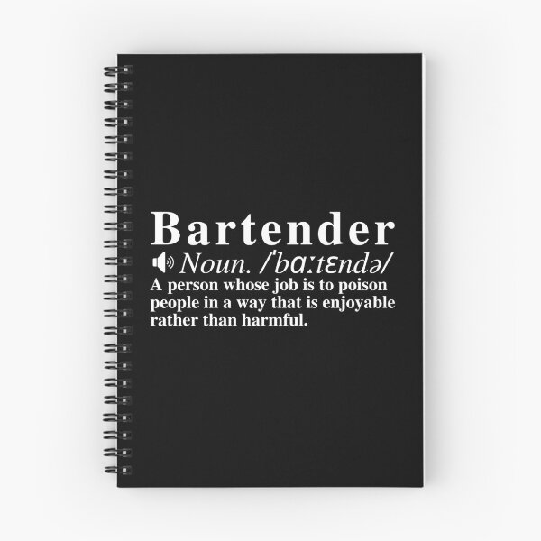 Item preview, Funny Bartender Definition designed and sold by mind-illusions.